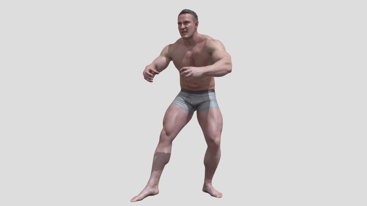 strong man scan 3D Model