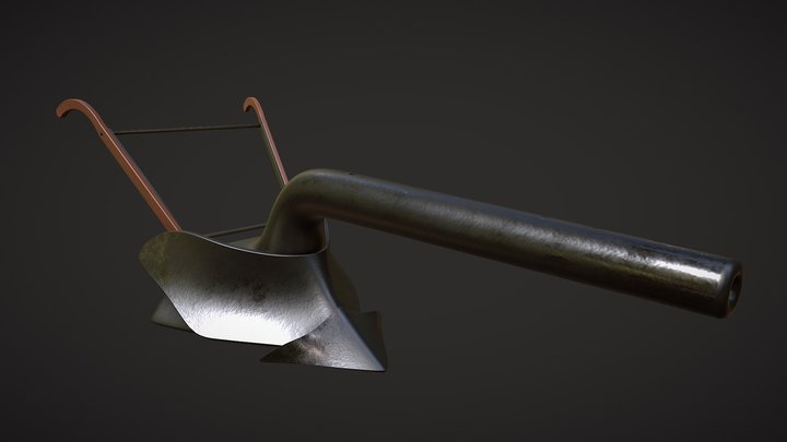 The Ordnance Plow gun 3D Model