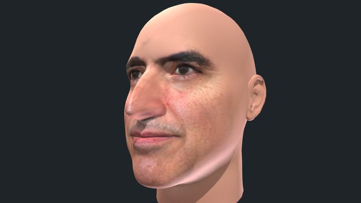 Alfred Molina Head Sm2 3D Model