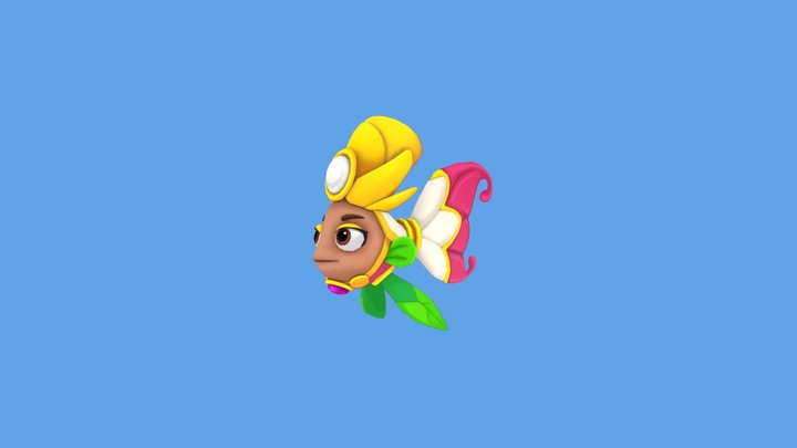 Fish Princess 3D Model