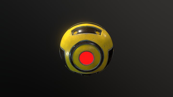 Spherical Drone 3D Model