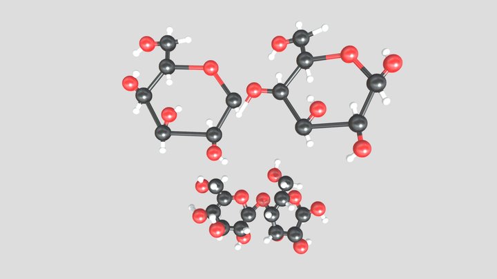 Lactose 3D Model 3D Model