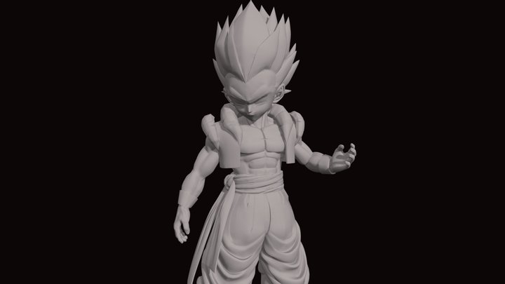 STL file TRUNKS OF THE FUTURE - DRAGON BALL Z・Design to download