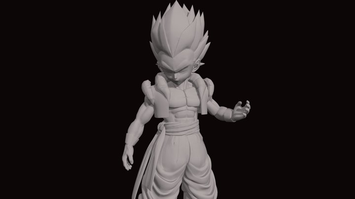 ANDROID 16 DRAGONBALL Z STL FILES 3D model 3D printable