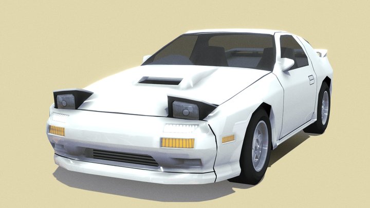 Mazda RX-7 FC 3D Model