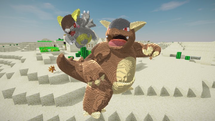 Some Pokémon Minecraft models I've been making :D : r/pokemon