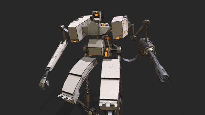 Mech M02 3D Model