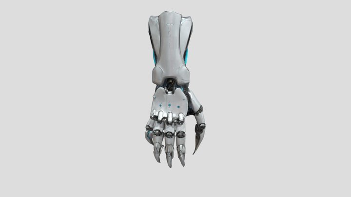Cybernetic Claw 3D Model
