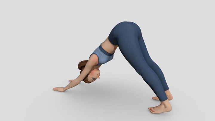 Susie Pretty in Skyward Stretch 3D Model