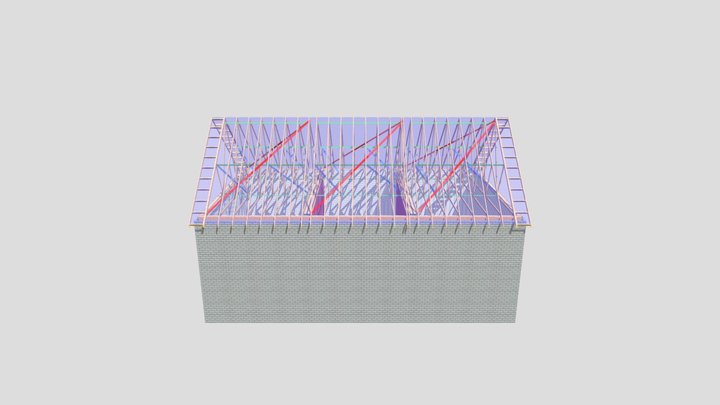 F02093KF- Gabled Terrace unit 3D Model