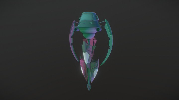 Code Lyoko 3d Skidbladnir 3D Model