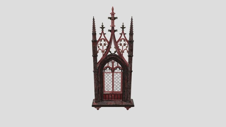 Gothic window 3D Model