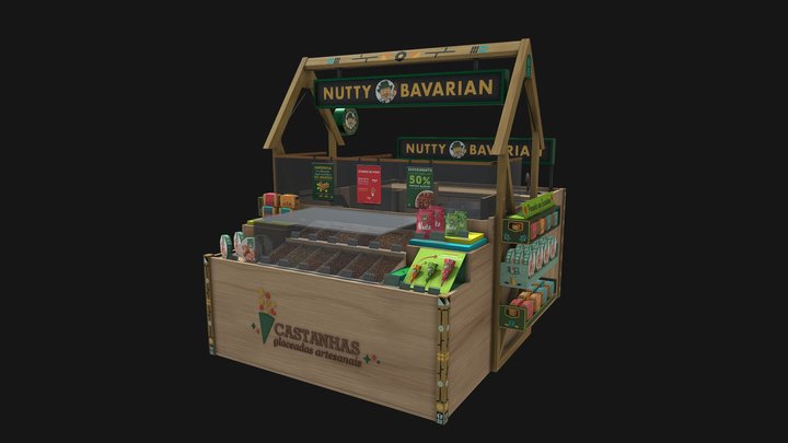 Quiosque Nutty Bavarian 2022 - v3 3D Model