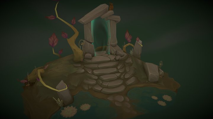 Mystery in the Swamp 3D Model