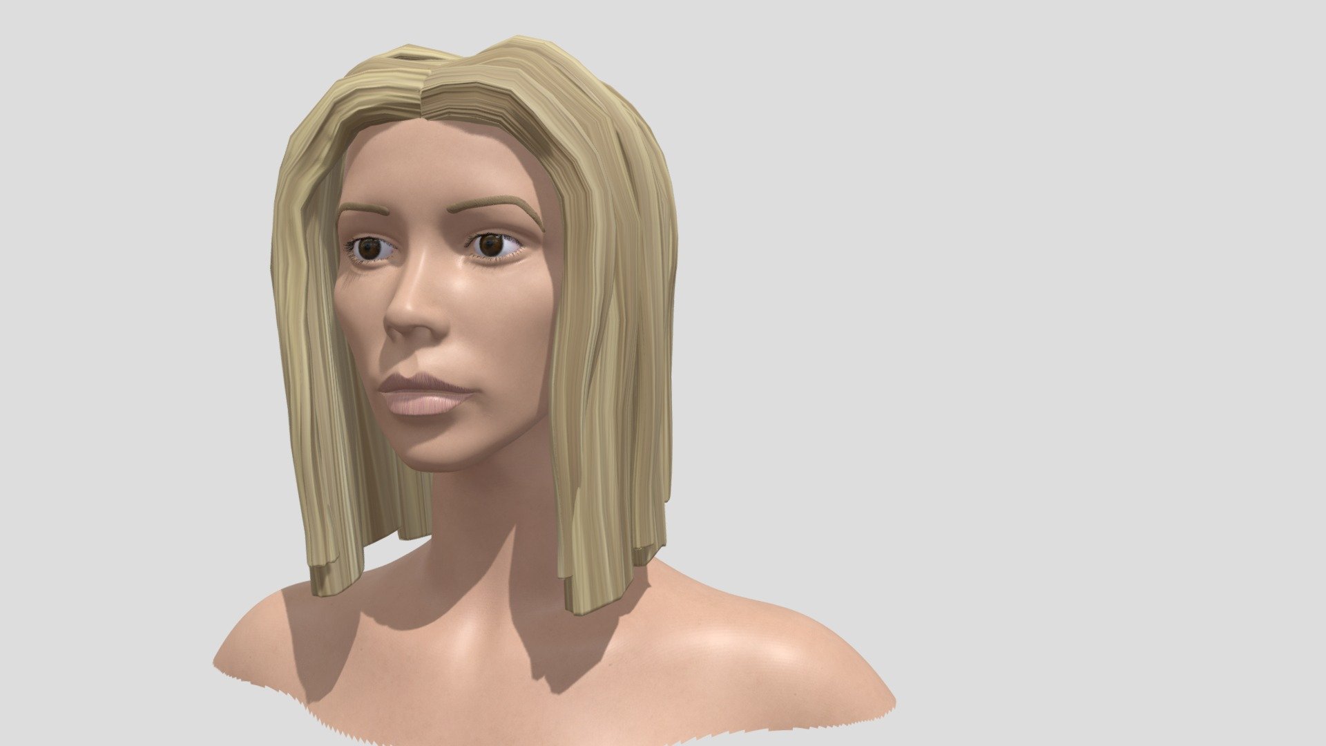 HumanFemaleBust1 - 3D model by Jonathan Lennox (@elephant22700 ...