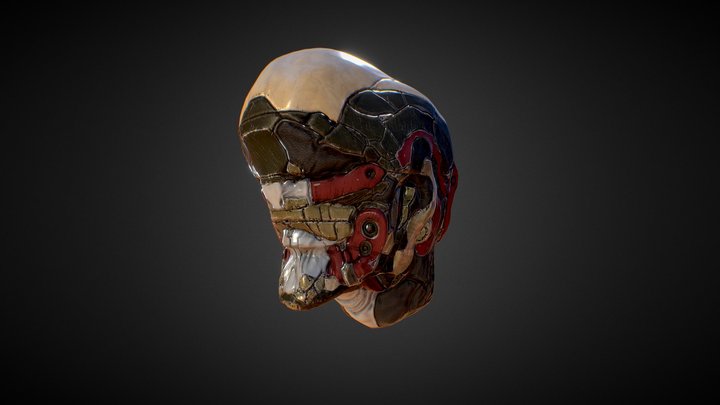 Mech Head 3D Model