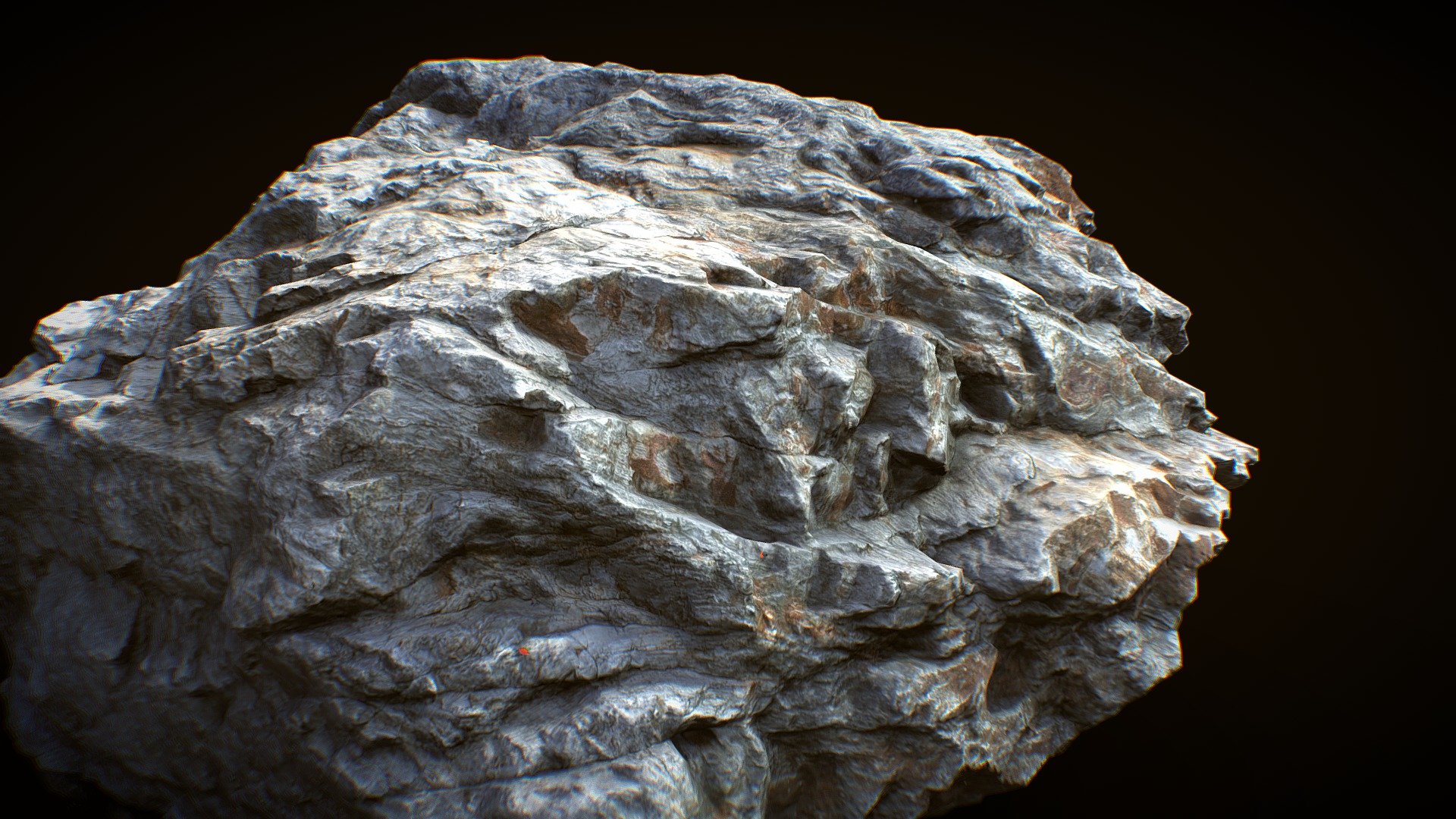 Gray photoscanned rock 4 - Buy Royalty Free 3D model by v124entkl ...