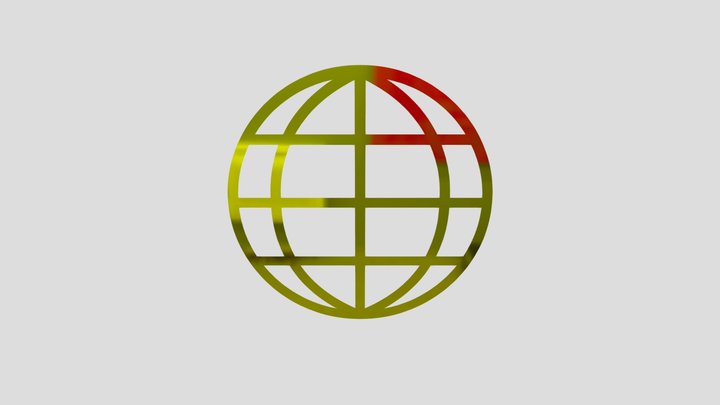 Globe with Meridians