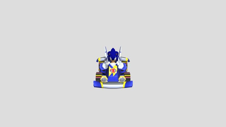sonic_s_kart__sonic_adventure_2__by_sonic_konga_ 3D Model