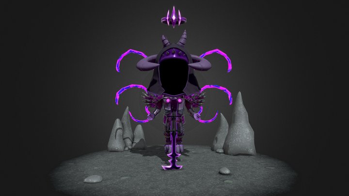 Cute Tyrael | Hots skin Demonic Void 3D Model