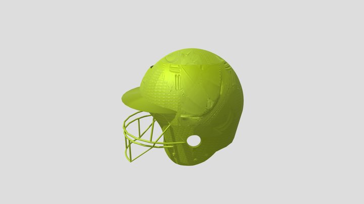 Cricket Helmet_V1 3D Model