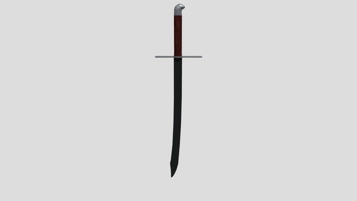 Grossemesser Sword 3D Model