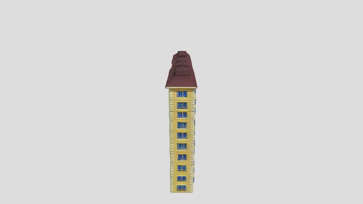 Большой дом из барбоскиных 3д модель 3D Model