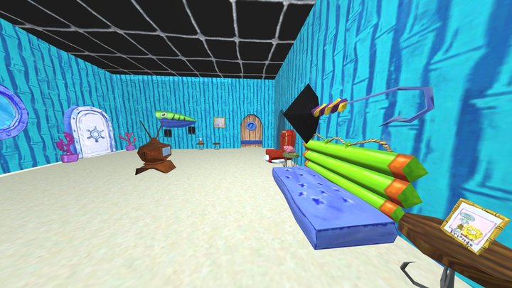 Spongebob's House bfbb gamecube 3D Model