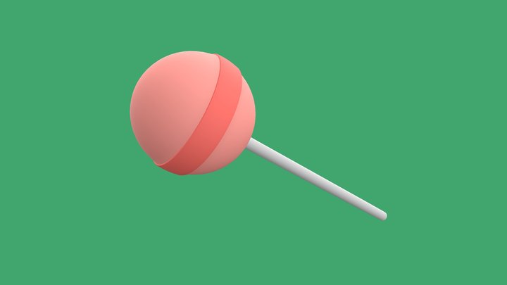 Lollipop 3D Model