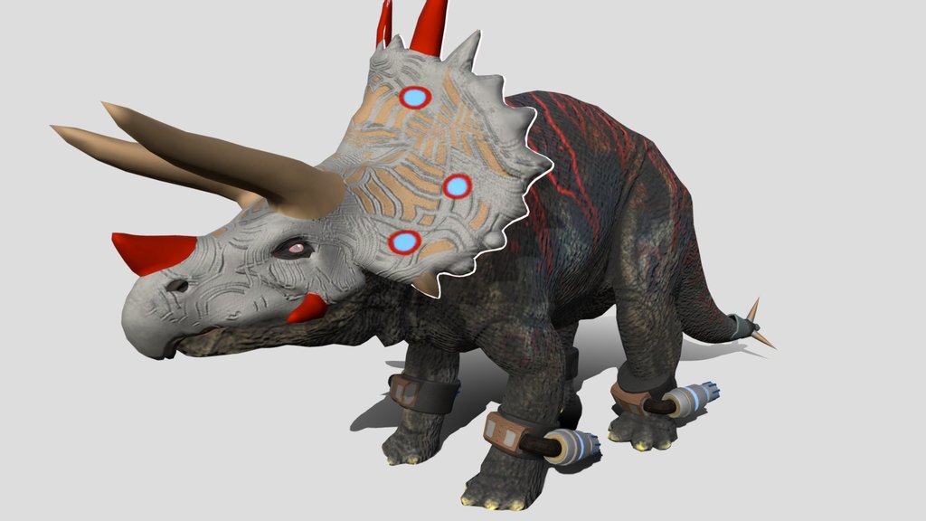 Jurassic Park Arcade 2015 Triceratops