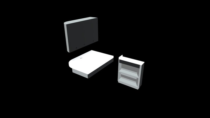 Theramed Reception Counter 3D Model