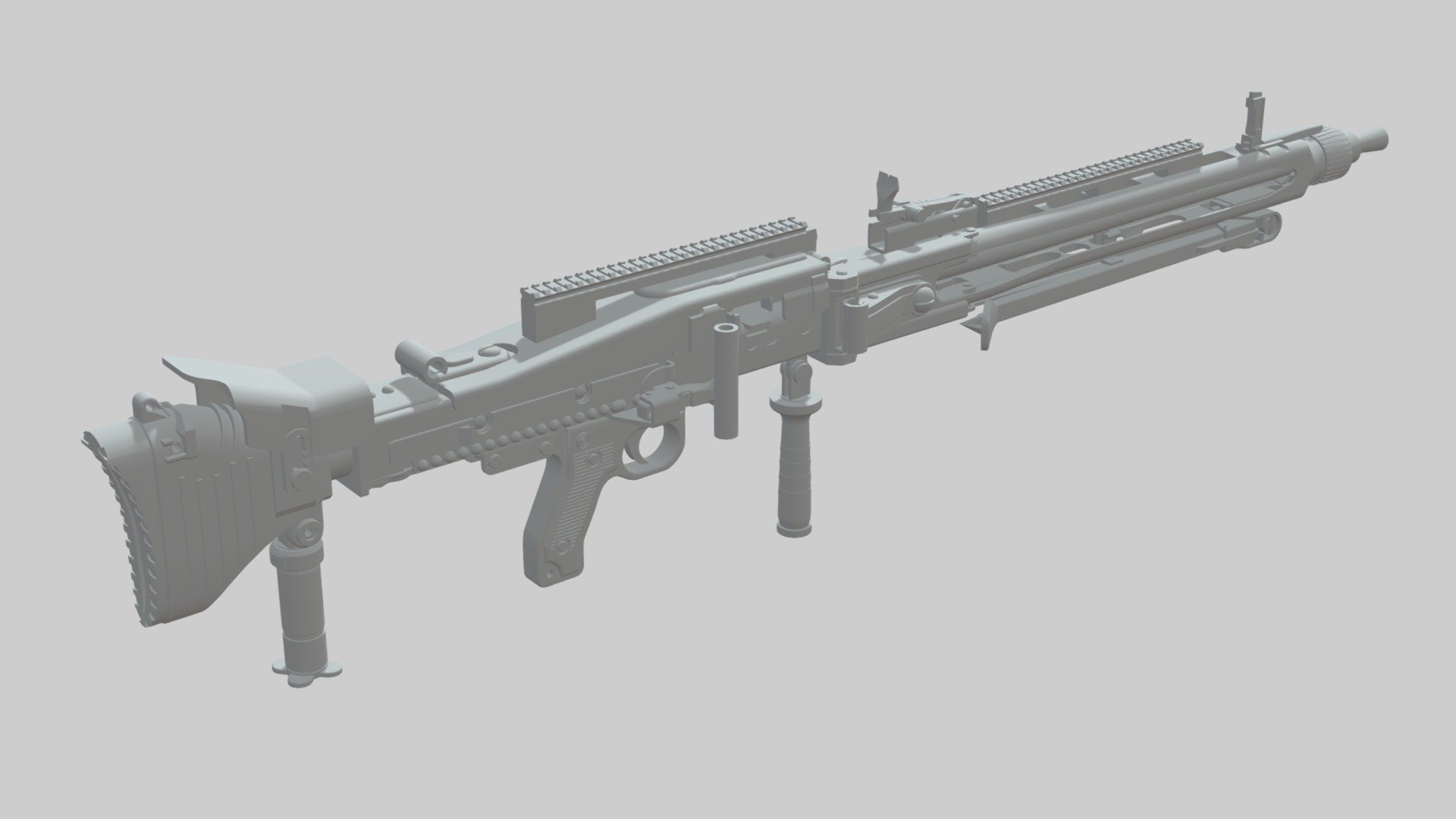 MG42-KWS 輕機槍- 3D model by Hakuu Inan (@MinamiMusca) [9b67872