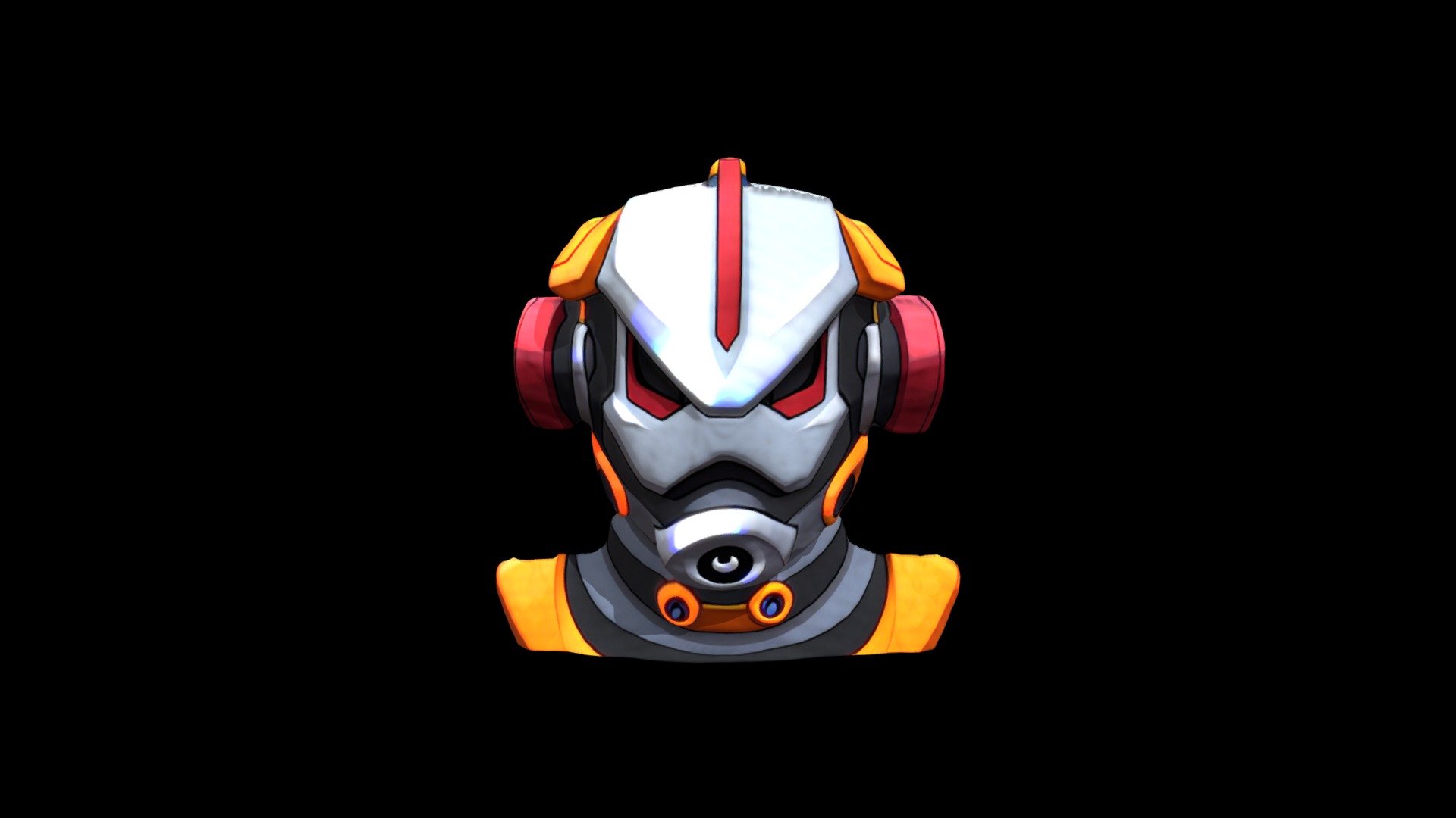 Helmet Mask Robot Cartoon 1899 - Download Free 3D model by klrxyz ...