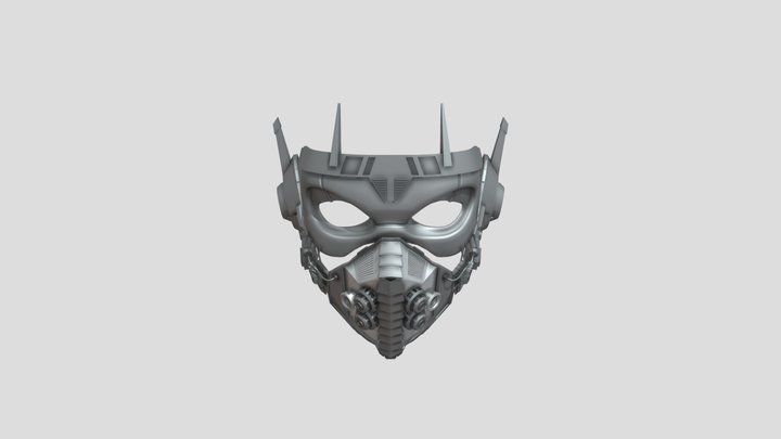 Cyberpunk Mask | $1.00 | Purchase Link Below 3D Model