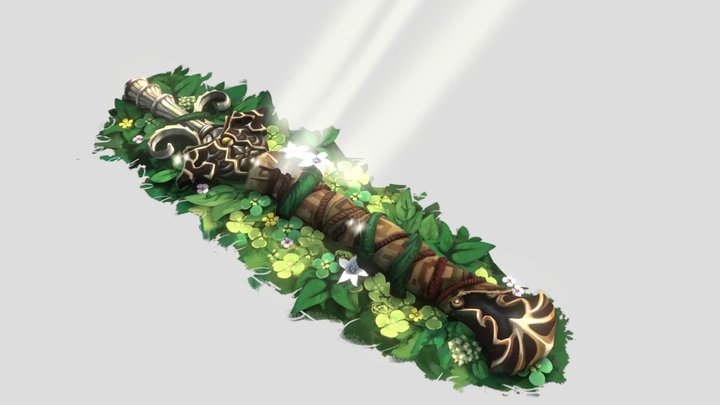 Sword of the Six Sages - Ganondorf Sword 3D Model