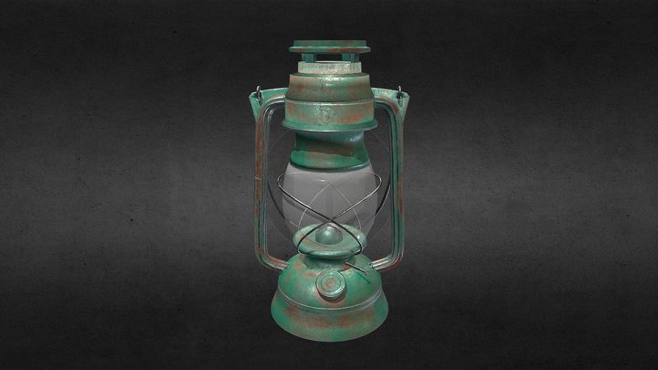 Kerosene lamp 3D Model