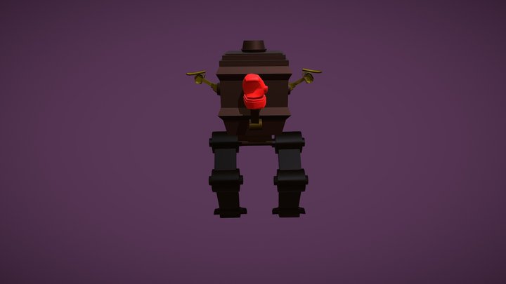 Robot Charcter-animation_idle 3D Model