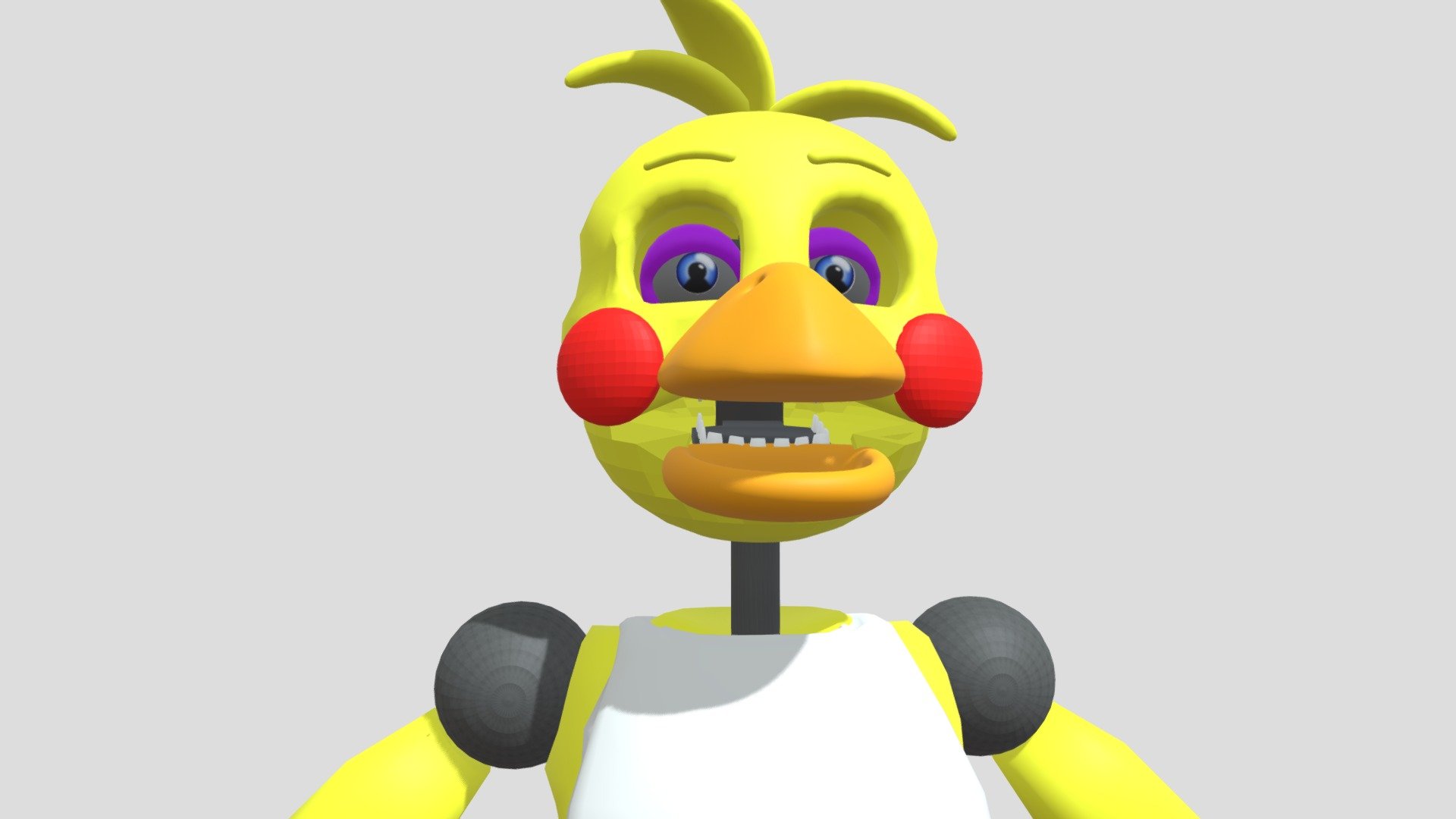 Stylized Withered Chica - Download Free 3D model by tarmacyclops  (@tarmacyclops) [c559640]