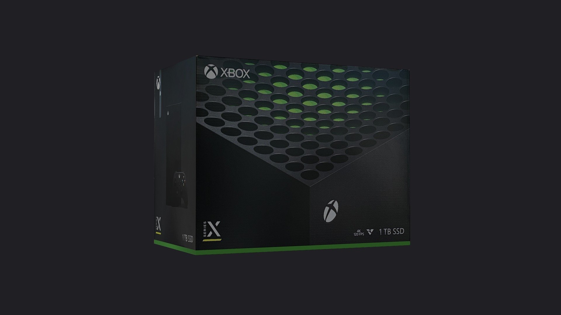 Xbox Series X box - 3D model by rtql8d [9b6c16e] - Sketchfab