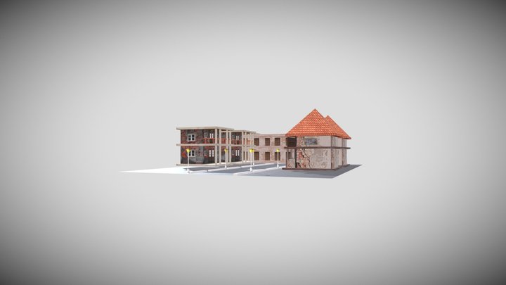 Small village 3D Model