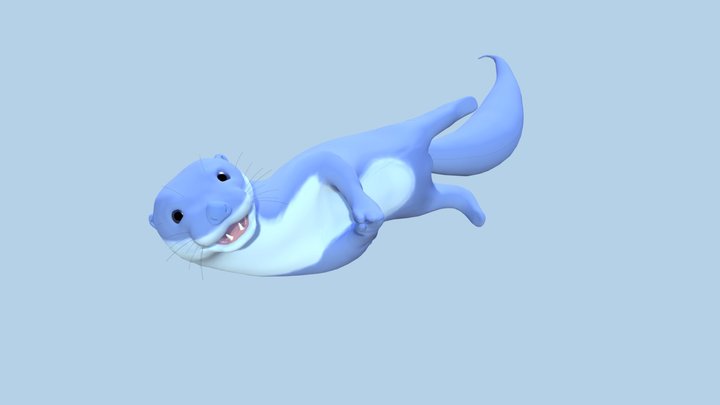 Sky Otter 3D Model