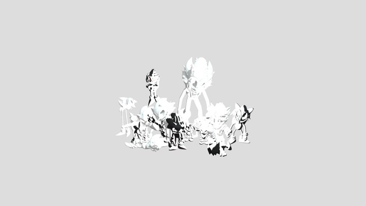 Fnf-sonicexe-pack 3D Model