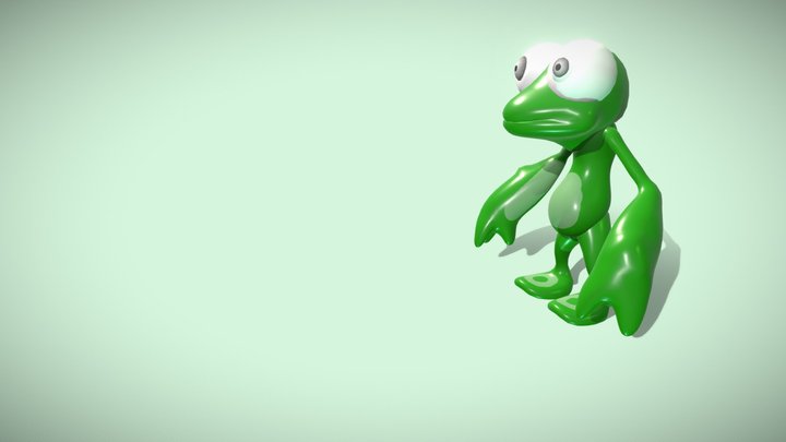 JellyFrog / SugarWorld / Animations 3D Model
