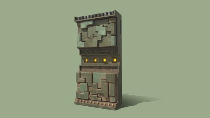 Hall Wall A – Free 3D Model STL