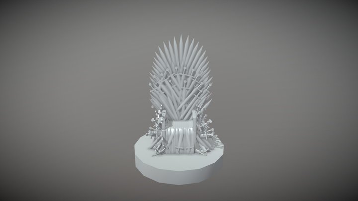 iron throne 3D Model