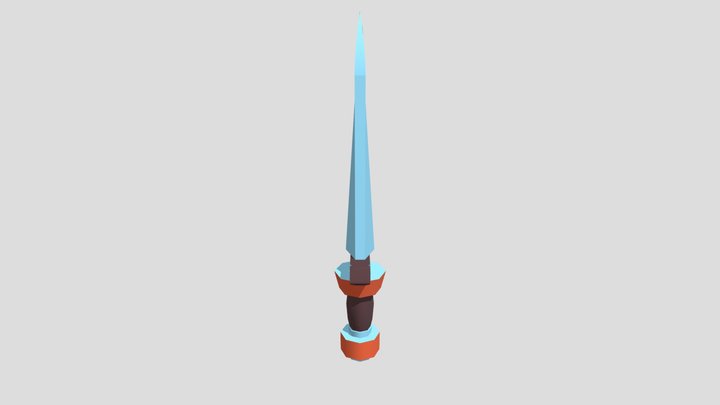 Low Poly Sword – Game Ready & Textured