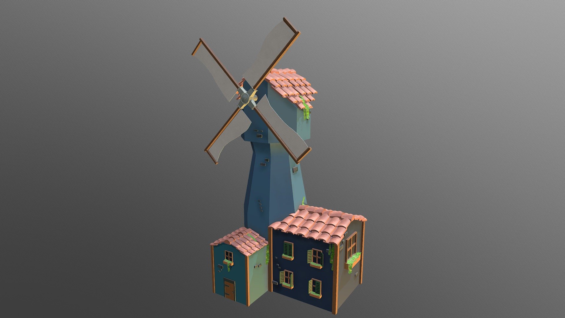 Windmill - 3D model by Boch Romero (@Juan.Romero.Latapi) [9b6eecd ...