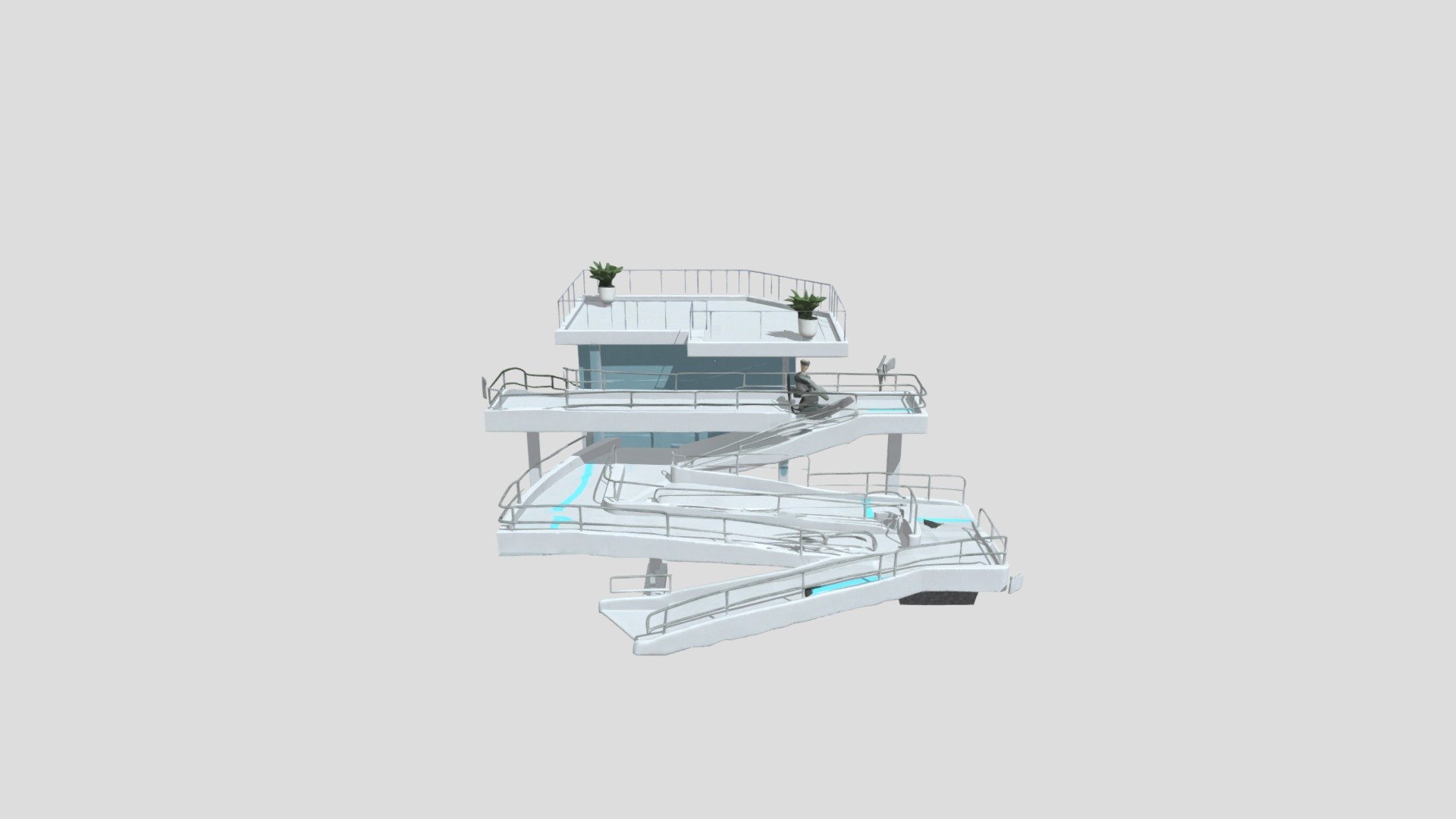 Accessible Ramp Architecture 3d Model - 3D model by YouTube-Koa ...