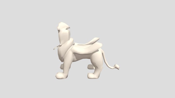 Time Riddler - Low Poly Sketch 3D Model