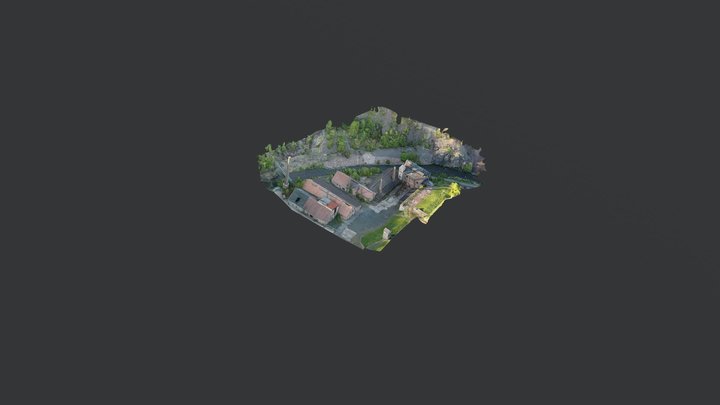 Hüttenkomplex Muldenhütten 3D Model